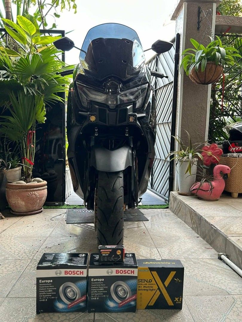 Yamaha NMAX TechMax Motorcycle 2025 Model (New Release) (Category: Motorbikes for Sale) located in Cabuyao City. Submitted by stanley823x (Listing ID 1439934379, Image 3). Description: 🏍️🔥 FOR SALE: Yamaha Tech Max 2025 🔥🏍️ Experience power, style, and premium performance with this well-maintained Yamaha Tech Max 2025. 💰 Selling Price: ₱155,000 (Fixed) ✨ Details: • Acquired: July 2025 • Odometer: 3,000+ km • Complete Original Papers • 1 Remo
