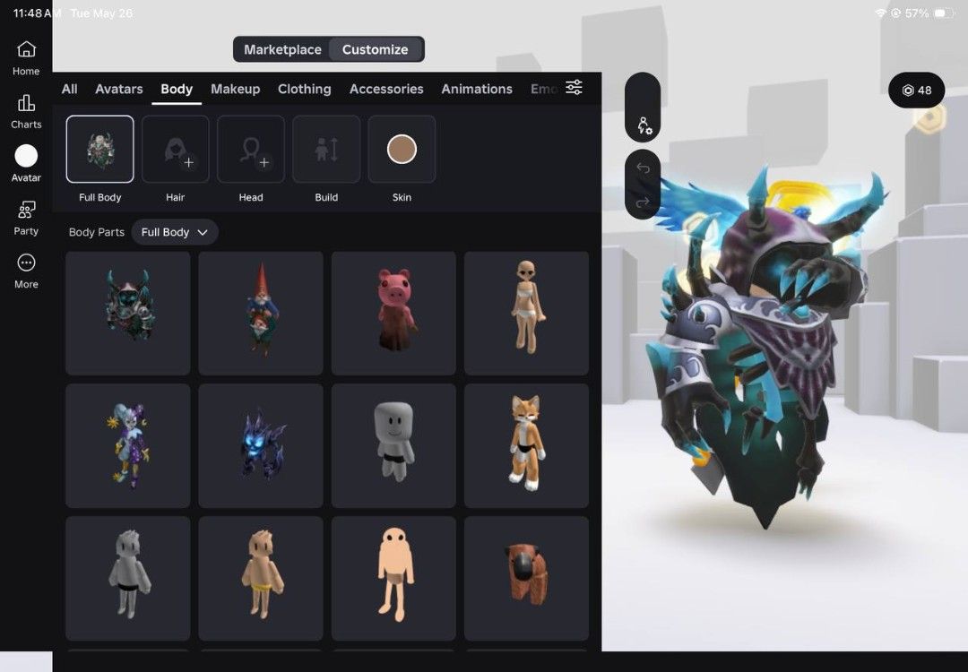 Account: Korblox Rich Account (140k+ summary) WITH ROBUX (Category: In-Game Products) located in Baguio. Submitted by arjivees_gaming_corner (Listing ID 1440022721, Image 1). Description: DM if interested No refund once logged in 1300+ Robux Balance Includes: Robux Avatars (Korblox etc) Has lot of gamepasses (Adopt Me/dress to impress/etc) Have vampire emote/animation/etc Has limited items Has Robux exclusive items kindly check the pictures poste