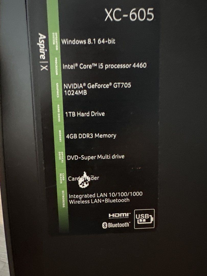 Acer Desktop XC-605 -464595442898063361