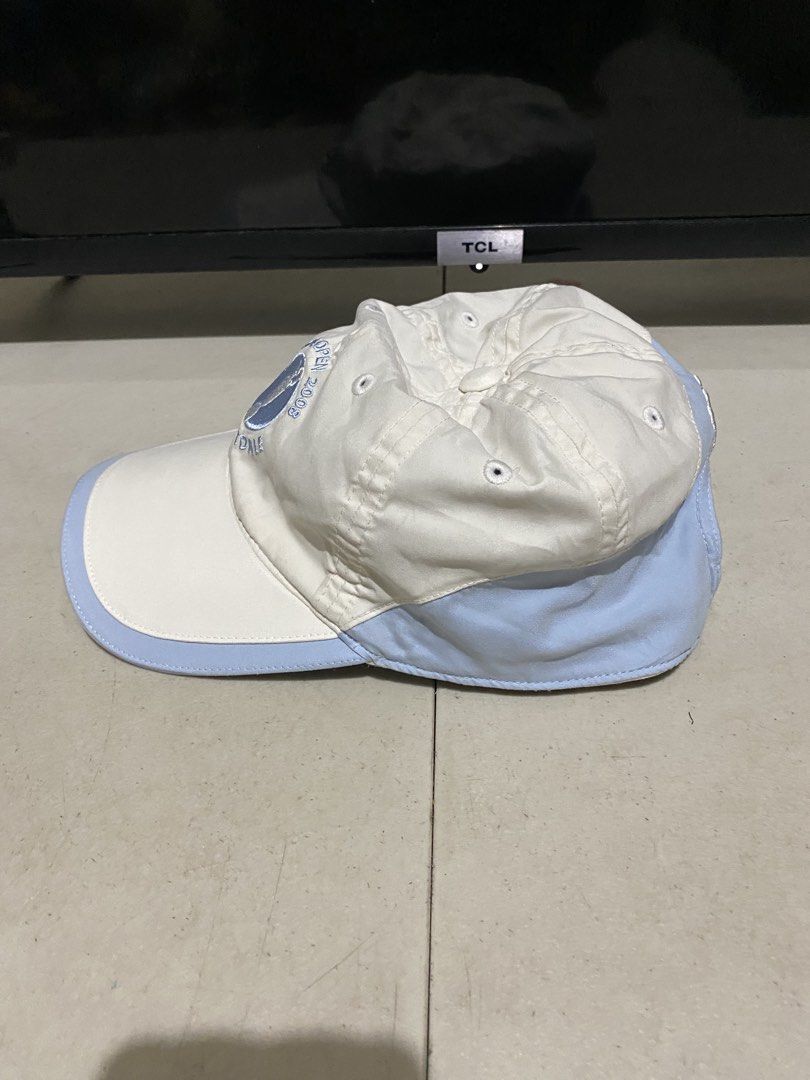 Adidas The Open Championship Golf Cap (Category: Caps & Hats) located in Manila. Submitted by resi.diaz (Listing ID 1440098425, Image 3). Description: - Adidas Golf Cap for The Open Championship - Features a light blue brim - Adjustable strap for a custom fit - Made from a comfortable polyester, polyamide, and elastane blend - One size fits all design.