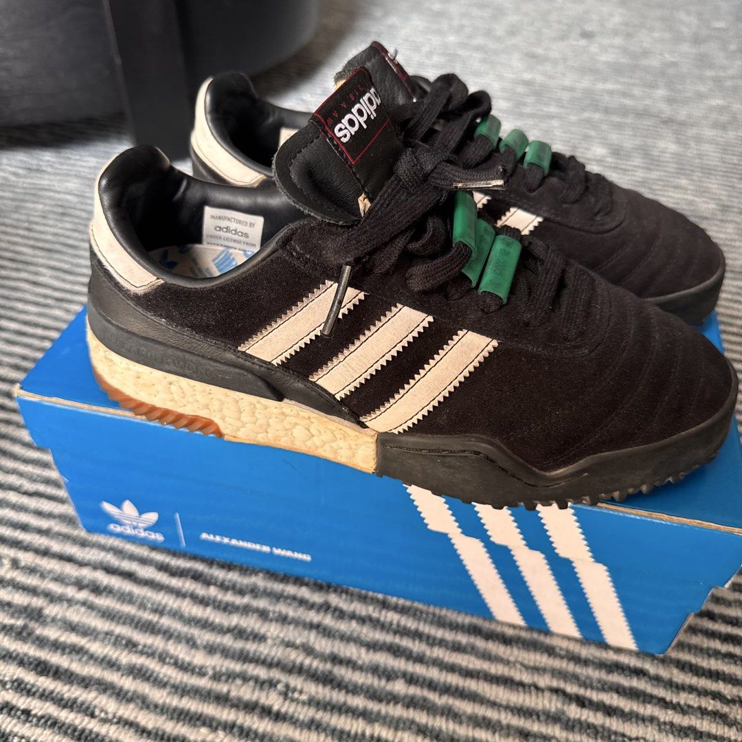 ALEXANDER WANG x ADIDAS Sneakers (Category: Sneakers) located in Quezon City. Submitted by marketbuenaobra (Listing ID 1440111440, Image 2). Description: - Guaranteed Authentic - US Womens 8 (or mens 6) - has signs of wear - limited edition collab - comes with box -rfs: decluttering.