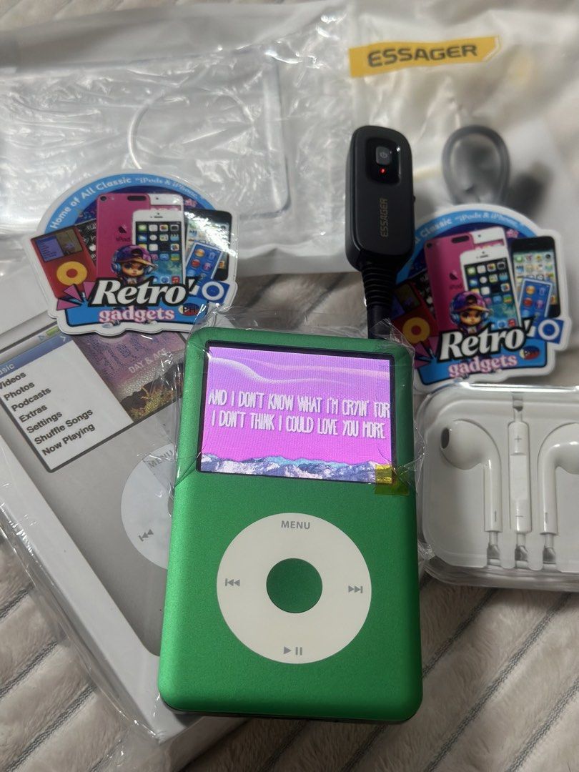 Apple iPod Classic 7th Gen 1TB Bluetooth -Complete Set with box & Freebies (Category: Portable Music Players) located in Manila. Submitted by yezdeal2017 (Listing ID 1440116713, Image 3). Description: 🎧 iPod Classic 7 Ultra 5X Mod 🔥 Bluetooth Ready ✅ ✅🍎 Premium Collection🍏💯 Imported Quality Mod unit with BoX 28k 128gb 30k 256gb 33k 512gb 35k 1TB Complete Package with Box + Freebies 🎁🍎 Bluetooth works on Compatible Earphones earbuds BT spea