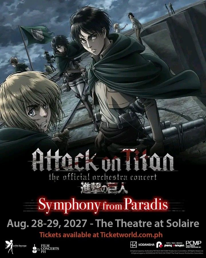 Attack on titan (Category: Events Tickets) located in Alfonso. Submitted by zenphoenix_8e4d47 (Listing ID 1440114718, Image 1). Description: transfer email only -.