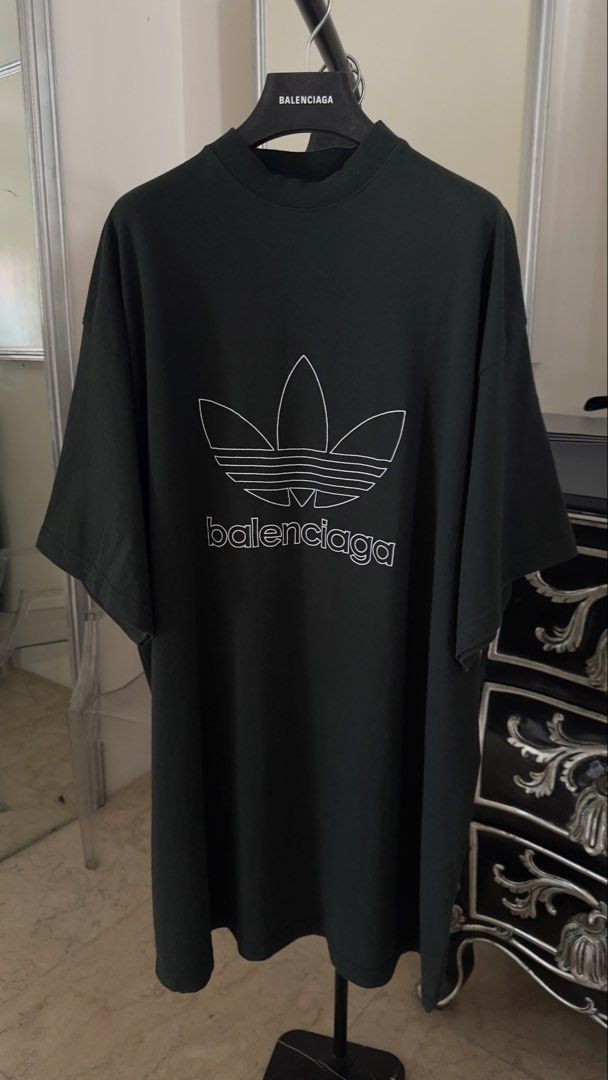 Balenciaga x Adidas Tshirt (Category: Luxury Apparel) located in San Fernando. Submitted by mnlt_o (Listing ID 1440044691, Image 1). Description: Brandnew Never worn Purchased in Paris 26.5 x 36.5 Fixed Price: 21,000 Location: San Fernando, Pampanga.