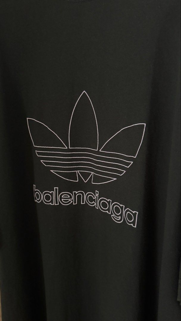 Balenciaga x Adidas Tshirt (Category: Luxury Apparel) located in San Fernando. Submitted by mnlt_o (Listing ID 1440044691, Image 3). Description: Brandnew Never worn Purchased in Paris 26.5 x 36.5 Fixed Price: 21,000 Location: San Fernando, Pampanga.