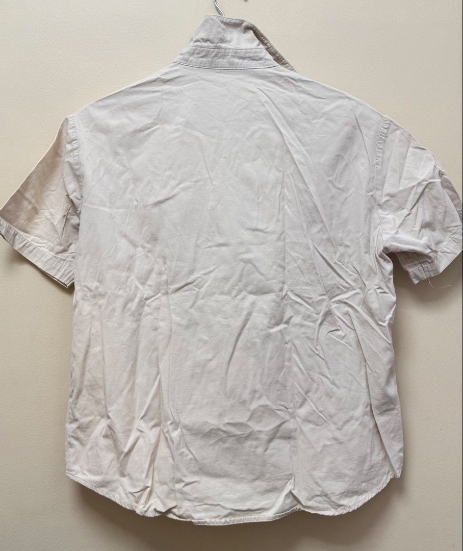 Beige polo/cover up with embroidered cactus (Category: Others Tops) located in Manila. Submitted by a_raine (Listing ID 1440126340, Image 3). Description: good as new, used once only size S-XL 📍marilao area.