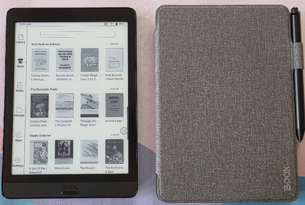 BOOX NOVA 3 With STYLUS (Category: E-Readers) located in Pasig City. Submitted by ch.1003 (Listing ID 1429586066, Image 2). Description: Slightly negotiable … The Onyx Boox Nova 3 is a 7.8-inch E-ink tablet that functions as both an e-reader and a digital notepad, powered by Android 10.0. It is notable for its dual-touch system, combining a capacitive layer for finger gestures with a Wacom digitizer for precise stylus input—— Key Features Stylus 
