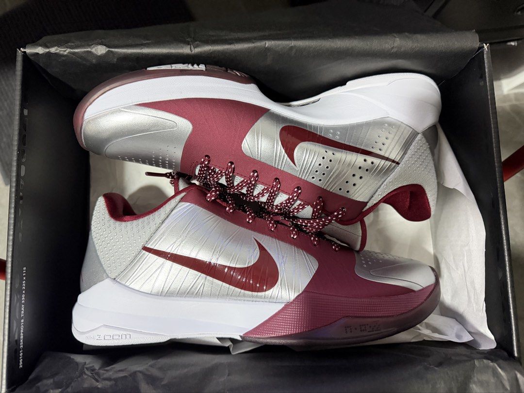 Brand New Nike Kobe V Protro (Category: Sneakers) located in Manila. Submitted by decluttrix (Listing ID 1440001738, Image 1). Description: - Authentic Nike Kobe V Protro "5 Rings" basketball shoes -9.5 Mens - Comes in original box.