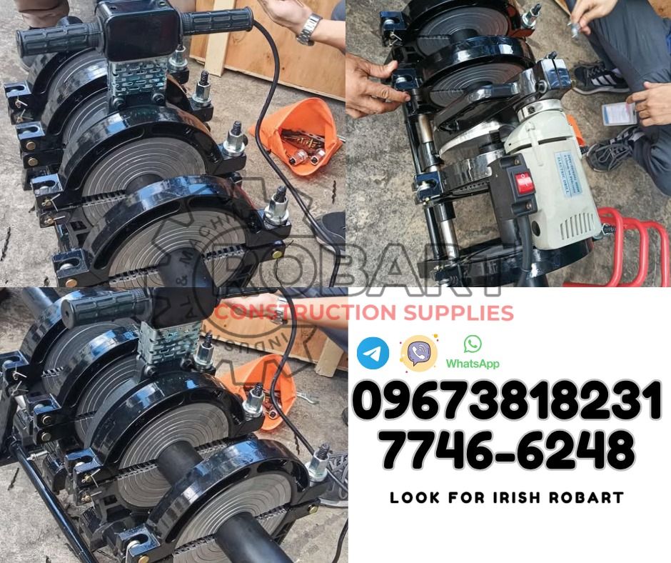Butt Fusion Machine (Category: Construction Tools & Equipment) located in Manila. Submitted by irishrobart_22 (Listing ID 1440042332, Image 1). Description: Butt Fusion Machine up to 200mm brand: Prime 𝑹𝑶𝑩𝑨𝑹𝑻 𝑪𝑶𝑵𝑺𝑻𝑹𝑼𝑪𝑻𝑰𝑶𝑵 𝑺𝑼𝑷𝑷𝑳𝑰𝑬𝑺 #RobartConstructionSupplies #constructionmaterials 🔵100% Trusted Supplier 🔵Competitive Price 🔵𝑾𝒆 𝒂𝒓𝒆 𝑫𝑻𝑰 𝑹𝒆𝒈𝒊𝒔𝒕𝒆𝒓𝒆𝒅 & 𝑩𝑰𝑹 𝐀𝐂𝐂𝐑𝐄𝐃𝐈𝐓𝐄𝐃 Products: ▫️Machinery ▫️El