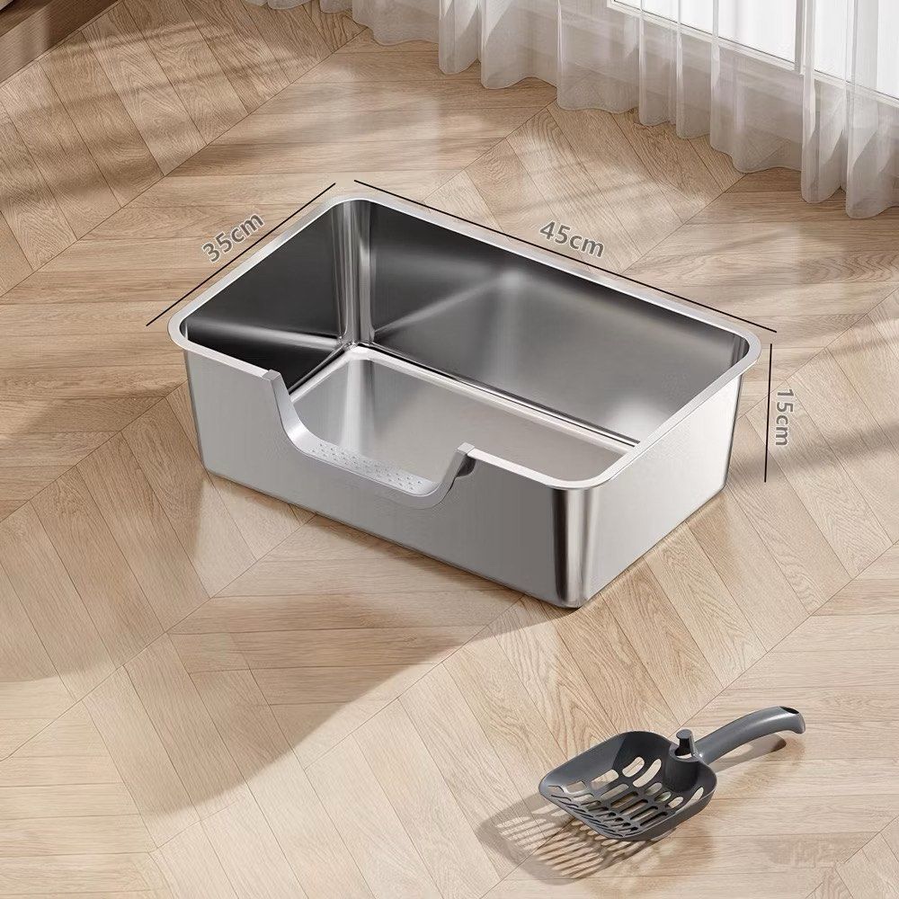 Cat Basic needs package (Category: Homes & Other Pet Accessories) located in Singapore. Submitted by joyleyclothes (Listing ID 1440170613, Image 5). Description: SELF COLLECTION ONLY AT KHATIB/YISHUN BOUGHT PRICE ($89.30) litter mat (28.5x42x2cm) - $11.30 stainless steel cat litter w shovel (35x45x15cm) - $29 cat litter - $15 hard carrier - $30 pet bowl (13cm diameter) - $4 SELLING PRICE ($77) litter mat (28.5x42x2cm) - $10 stainless steel cat li