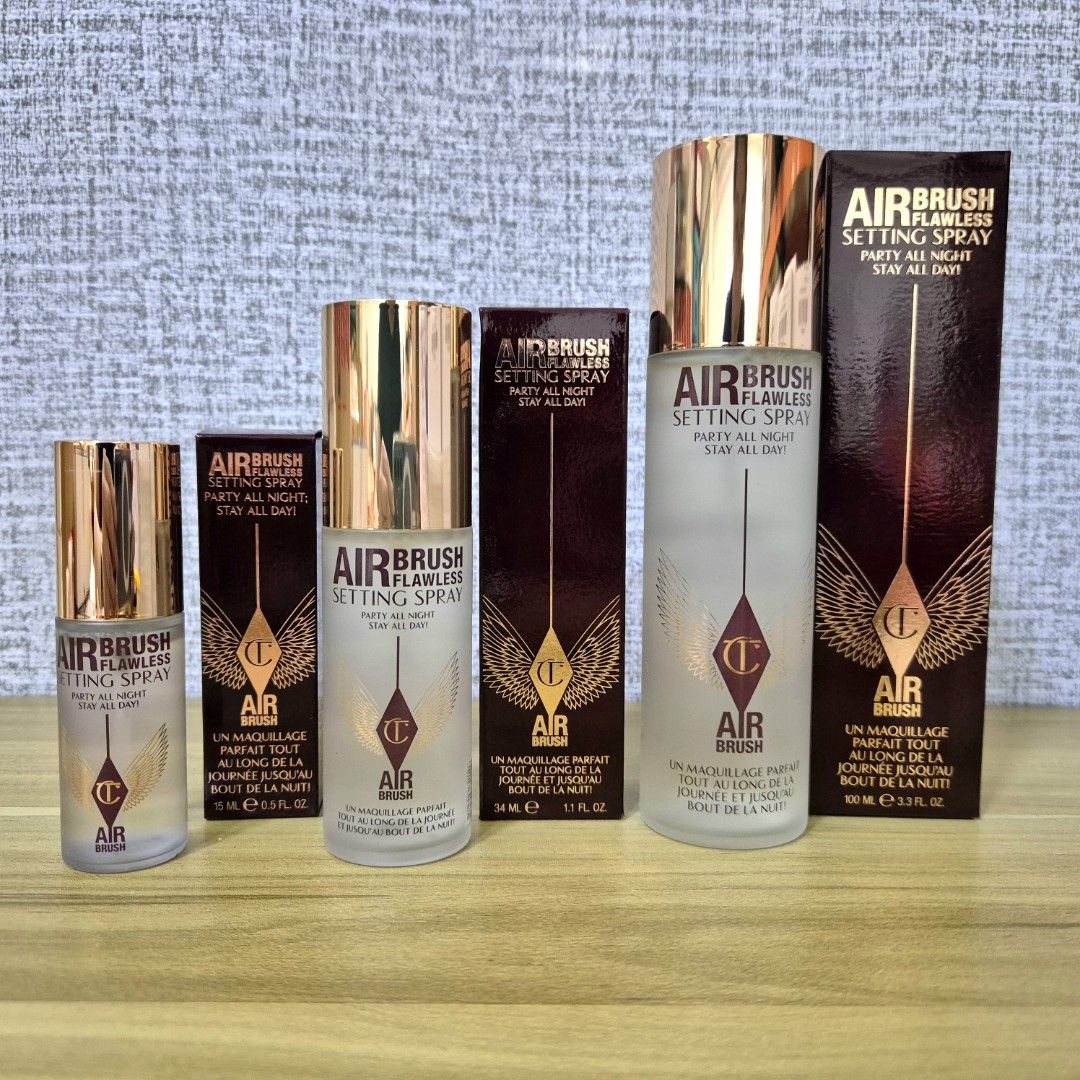 Charlotte Tilbury Setting Spray 15ml / 34ml / 100ml (Category: Makeup) located in Manila. Submitted by arianne0828 (Listing ID 1387514100, Image 1). Description: brand new Charlotte Tilbury setting spray 15ml = 950 34ml = 1350 100ml 2850 pickup Binondo Manila Mop Gcash Bpi Bdo.