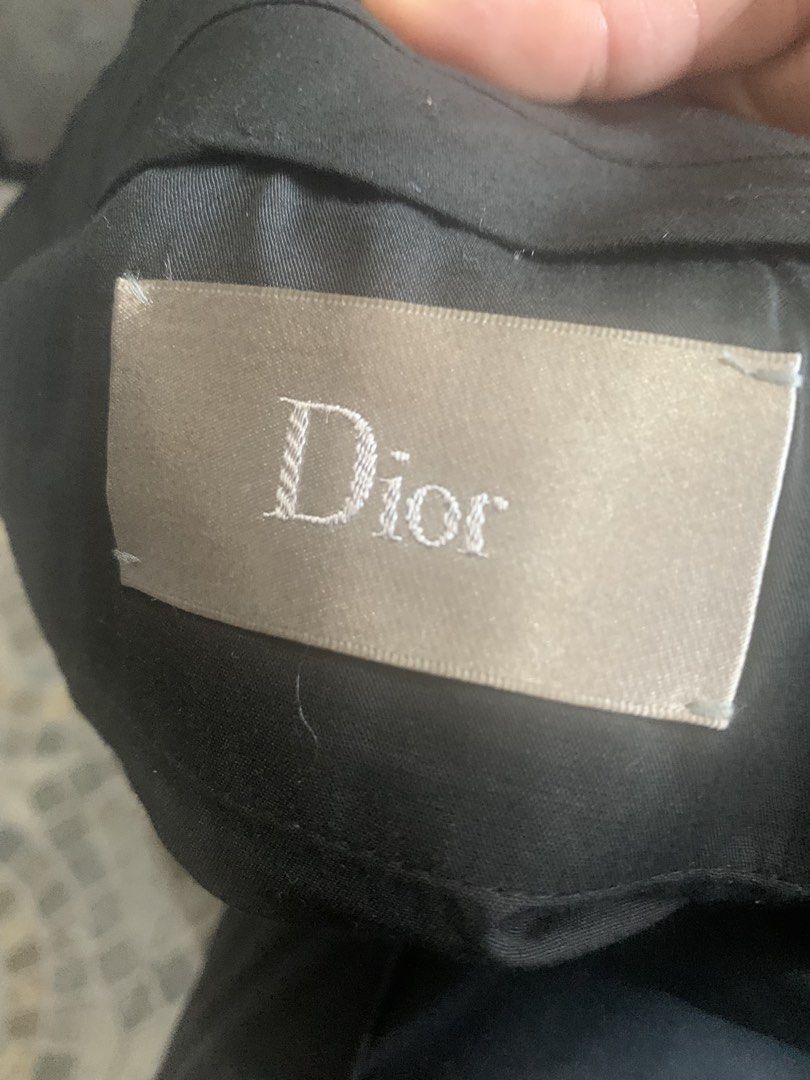 Christian Dior Black Trousers (Category: Trousers) located in Santa Rosa. Submitted by ceiti.nini (Listing ID 1440022994, Image 3). Description: Christian Dior Made in Italy Trouser Black size 30-32 inch height 42 color rate 9.5/10 condition 10/10 .