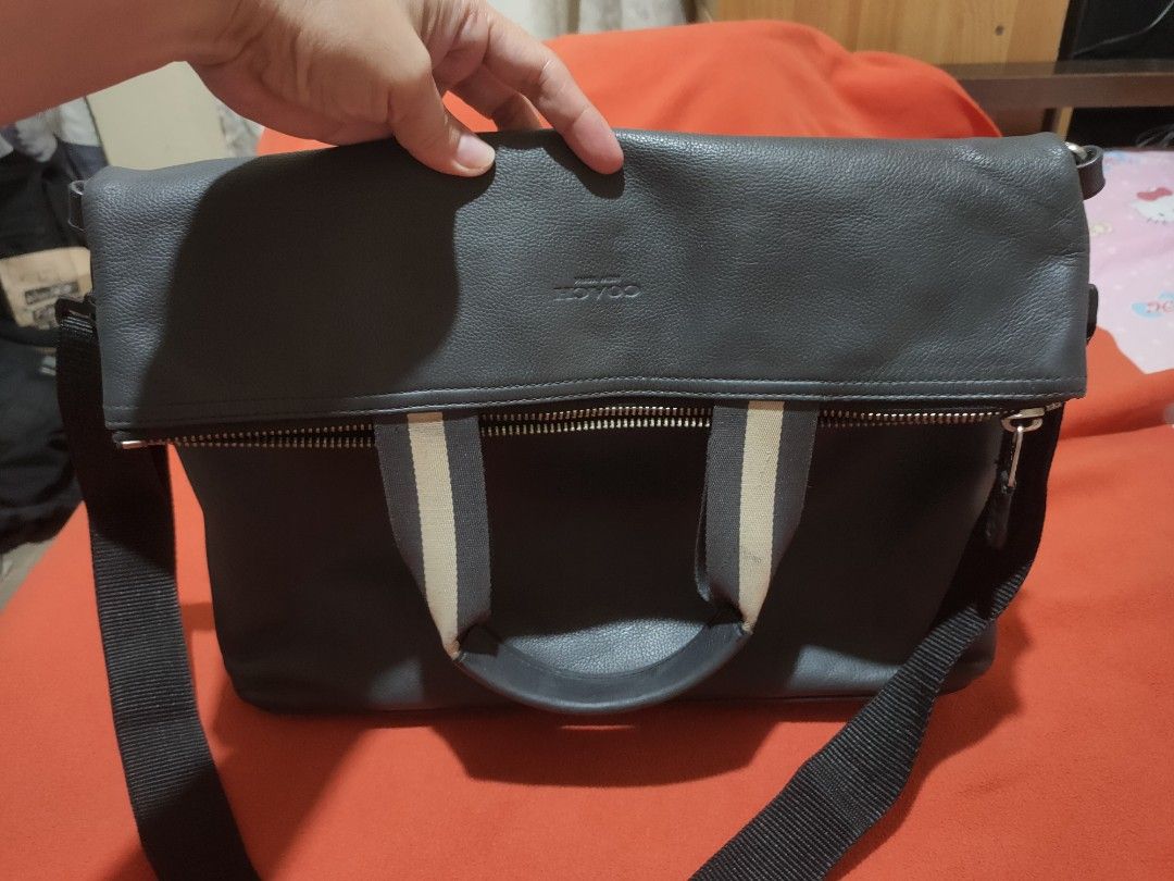 Coach Genuine Leather Authentic 3 Way Bag (Category: Sling Bags) located in Quezon City. Submitted by jhaneth21 (Listing ID 1440021280, Image 3). Description: 3 Way: Hand/Tote/Messenger Bag Authentic Coach Genuine Leather Coach Leather Tag Hardware Zippers with Coach Logo 2 Front Pockets Zip Organizer Pockets Back Zip Compartment Size: Messenger: 14" x 12" x3" Tote: 15" x 14" x 3".