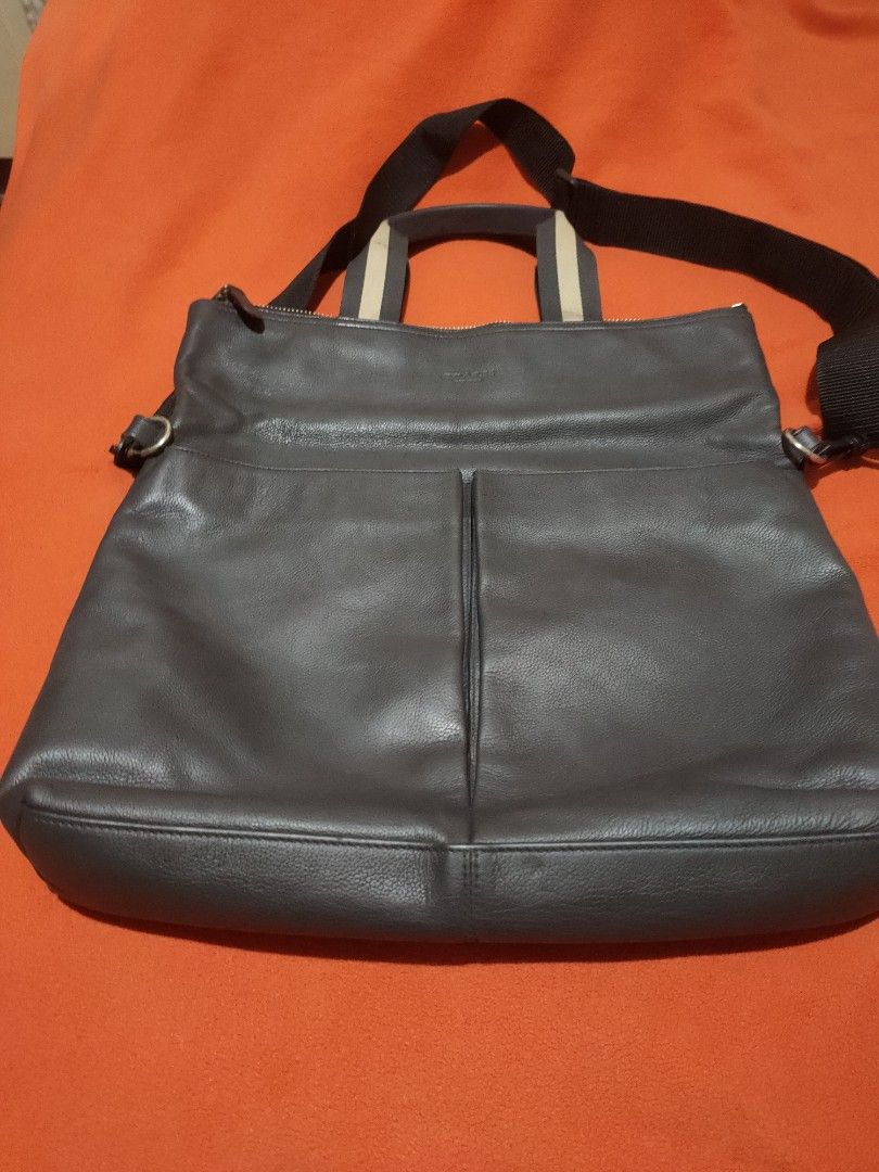Coach Genuine Leather Authentic 3 Way Bag (Category: Sling Bags) located in Quezon City. Submitted by jhaneth21 (Listing ID 1440021280, Image 1). Description: 3 Way: Hand/Tote/Messenger Bag Authentic Coach Genuine Leather Coach Leather Tag Hardware Zippers with Coach Logo 2 Front Pockets Zip Organizer Pockets Back Zip Compartment Size: Messenger: 14" x 12" x3" Tote: 15" x 14" x 3".