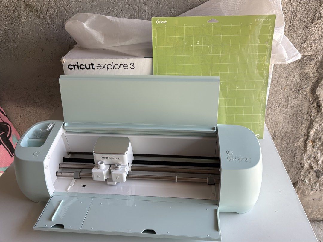 Cricut Explore 3 (Category: Printers, Scanners & Copiers) located in Manila. Submitted by jfrancx (Listing ID 1440079998, Image 3). Description: - 2-3 times lang nagamit - Complete with box - purchased July 7, 2025.