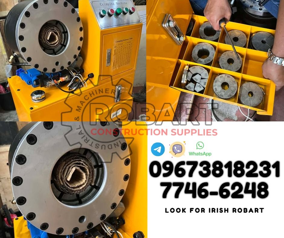 Crimping Machine` (Category: Construction Tools & Equipment) located in Manila. Submitted by irishrobart_22 (Listing ID 1440042454, Image 1). Description: Crimping Machine brand: Prime 𝑹𝑶𝑩𝑨𝑹𝑻 𝑪𝑶𝑵𝑺𝑻𝑹𝑼𝑪𝑻𝑰𝑶𝑵 𝑺𝑼𝑷𝑷𝑳𝑰𝑬𝑺 #RobartConstructionSupplies #constructionmaterials 🔵100% Trusted Supplier 🔵Competitive Price 🔵𝑾𝒆 𝒂𝒓𝒆 𝑫𝑻𝑰 𝑹𝒆𝒈𝒊𝒔𝒕𝒆𝒓𝒆𝒅 & 𝑩𝑰𝑹 𝐀𝐂𝐂𝐑𝐄𝐃𝐈𝐓𝐄𝐃 Products: ▫️Machinery ▫️Electrical ▫️Valves