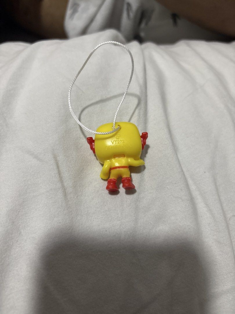 DC kinder joy egg surprise toy Batman, flash, Reversed flash (Category: Character Goods) located in Pasig City. Submitted by rarelion_f7ba92 (Listing ID 1440085555, Image 3). Description: (3 reversed flash, 2 Batman, 1 flash) Keychain for toy collectors and kids. .