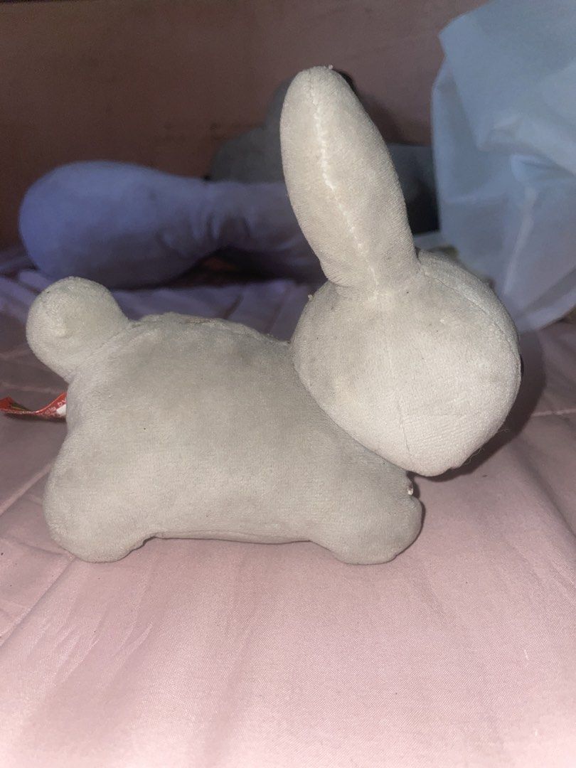 Dick Bruna Miffy Bunny Plush Toy Grey (Category: Plushies & Soft Toys) located in Manila. Submitted by ionajjj (Listing ID 1440034941, Image 3). Description: - Cute and cuddly Miffy bunny plush toy - Soft grey exterior - Iconic Miffy face with black button eyes and 'X' mouth - Perfect for collectors or as a charming decorative piece - A delightful addition to any Miffy fan's collection PRICE IS NEGOTIABLE. JUST SEND ME A PM :)).