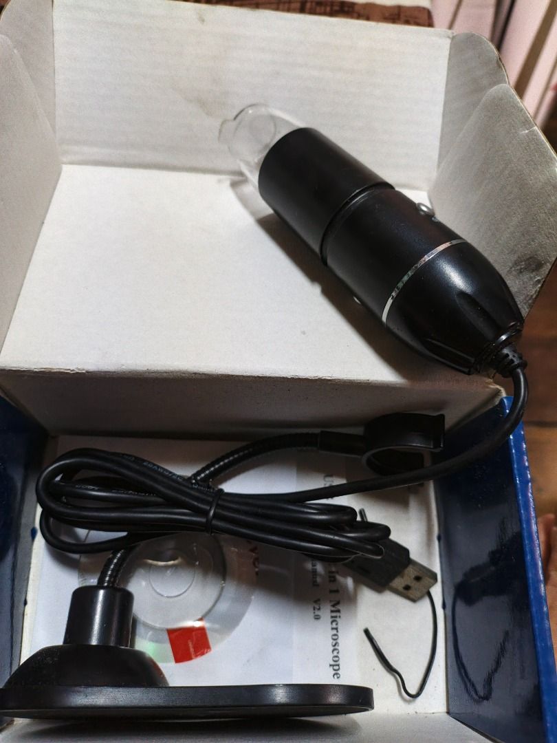Digital Microscope with Stand and USB Cable (Category: Medical Supplies & Tools) located in Manila. Submitted by motomoto1204 (Listing ID 1440044372, Image 2). Description: PTPA: Pabasa po ng post na ito ng Mabuti ITEM: Digital Microscope PRICE: 400php ONTACTS: DM / 09668156246 / 09938623543 MEETUPS: Guadalupe area only for complete testing or via delivery LOCATION: Makati - Guadalupe Nuevo (Address will be provided for sure buyers) - Digital mic