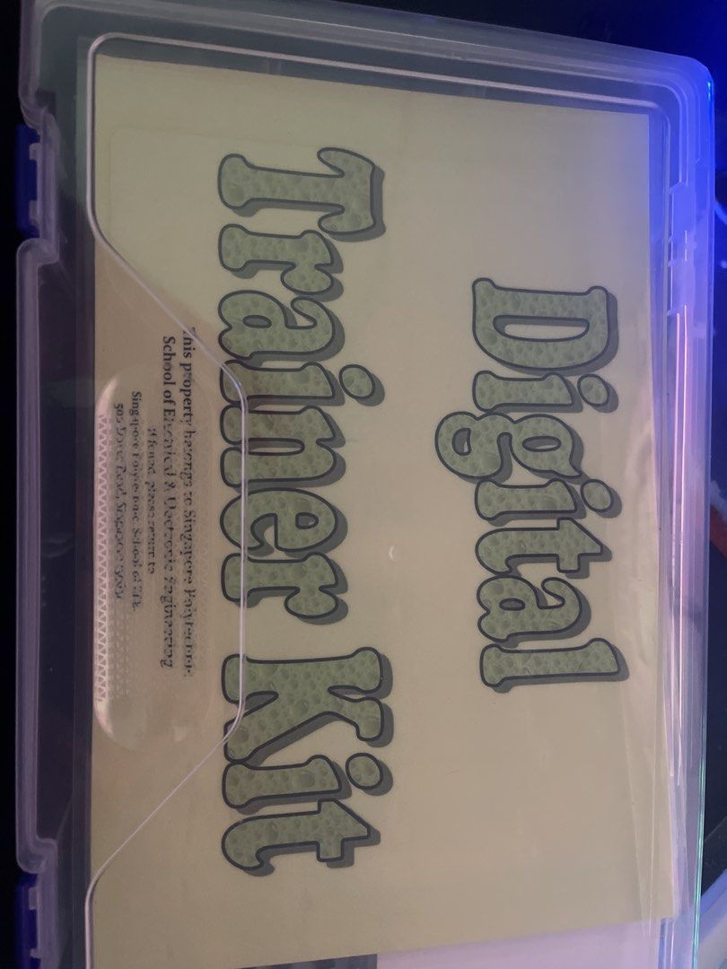 Digital Trainer Kit - School of Electrical Engineering464874626676828160