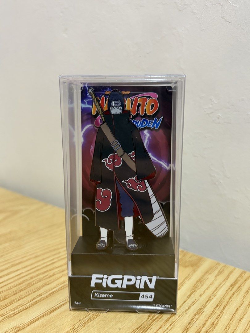 FiGPiN Naruto Shippuden Kisame (Category: Figurines & Statues) located in Manila. Submitted by agcollects (Listing ID 1440066661, Image 1). Description: Brand New in Box Character: Akatsuki Kisame FiGPiN Number: 454 Perfect for naruto fans or pin collectors..