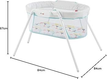 Fisher-Price Bassinet with Mesh Sides (Category: Cots & Cribs) located in Cainta. Submitted by pan22746 (Listing ID 1440118836, Image 2). Description: - Fisher-Price Bassinet for safe and comfortable baby sleep. - Breathable mesh sides for good ventilation. - Includes a patterned mattress. - Sturdy and stable frame. - Compact design fits any room. - Ideal for keeping baby close by..