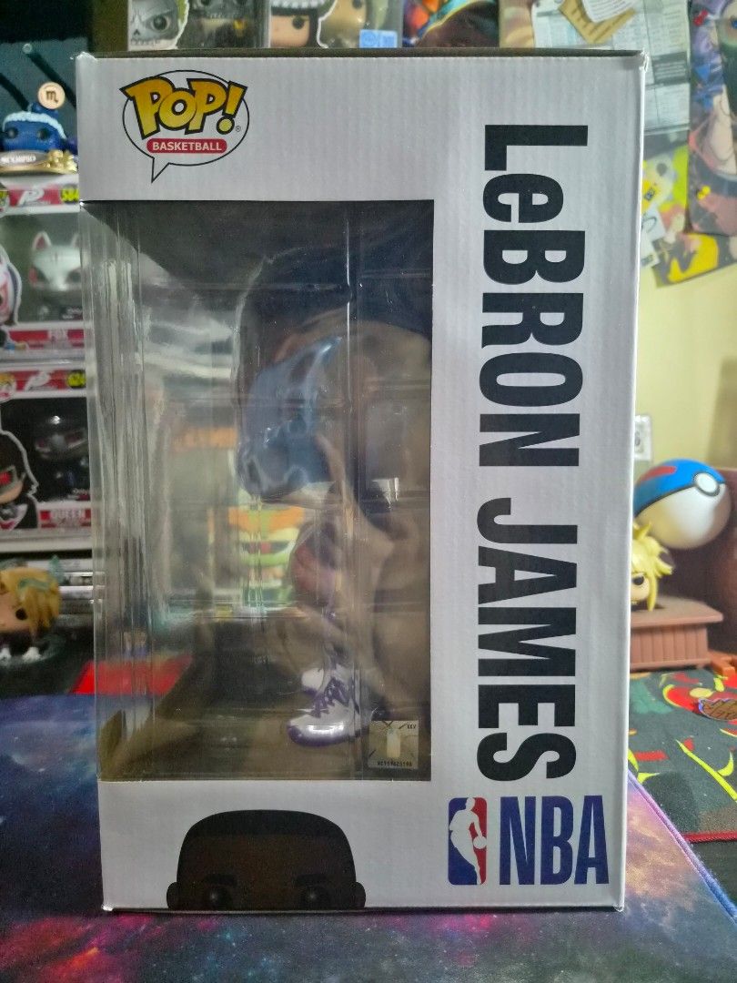 Funko Pop! 10" Lebron James #98 (Category: Designer & Blind Box Toys) located in Tarlac. Submitted by omgitsandrei (Listing ID 1440153145, Image 2). Description: Funko Pop! 10" Lebron James #98 No available protector Box Condition: 8.5-9/10 PRICE: 2,250.00 FIXED PRICE I will send additional pictures upon request or checkout. Feel free to leave a message for your Inquiries. ___________________________________________ Location: Camiling,Tarlac MOP: