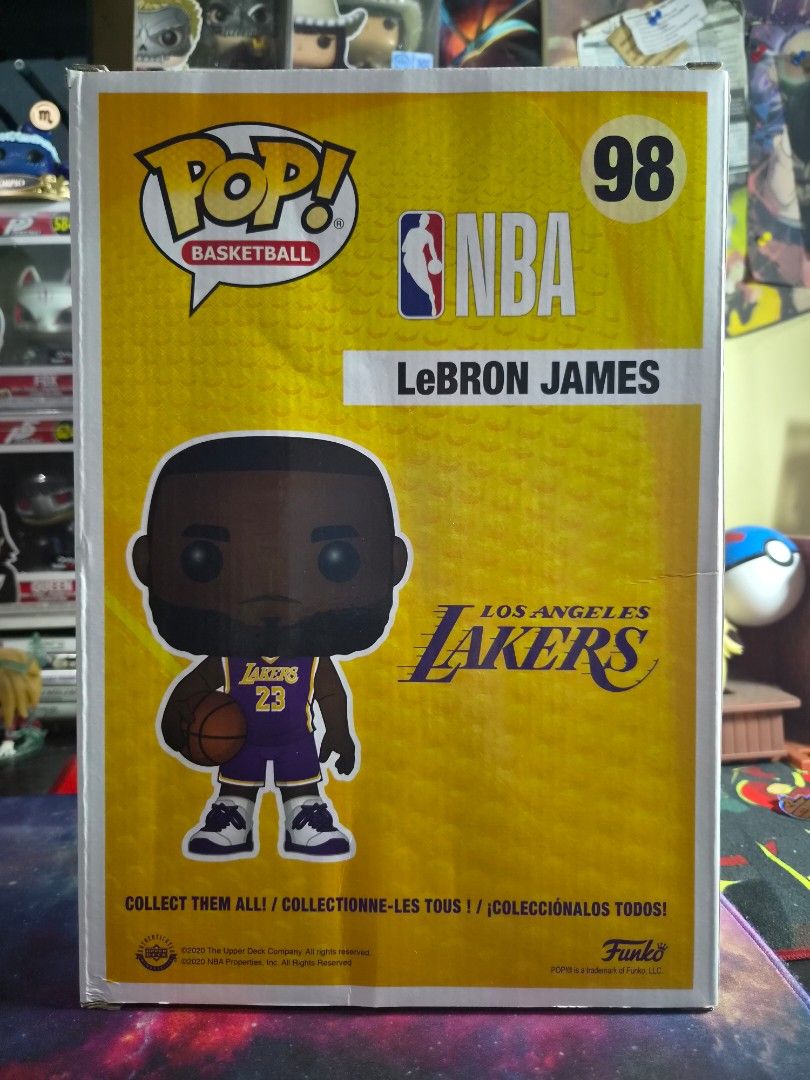 Funko Pop! 10" Lebron James #98 (Category: Designer & Blind Box Toys) located in Tarlac. Submitted by omgitsandrei (Listing ID 1440153145, Image 3). Description: Funko Pop! 10" Lebron James #98 No available protector Box Condition: 8.5-9/10 PRICE: 2,250.00 FIXED PRICE I will send additional pictures upon request or checkout. Feel free to leave a message for your Inquiries. ___________________________________________ Location: Camiling,Tarlac MOP: