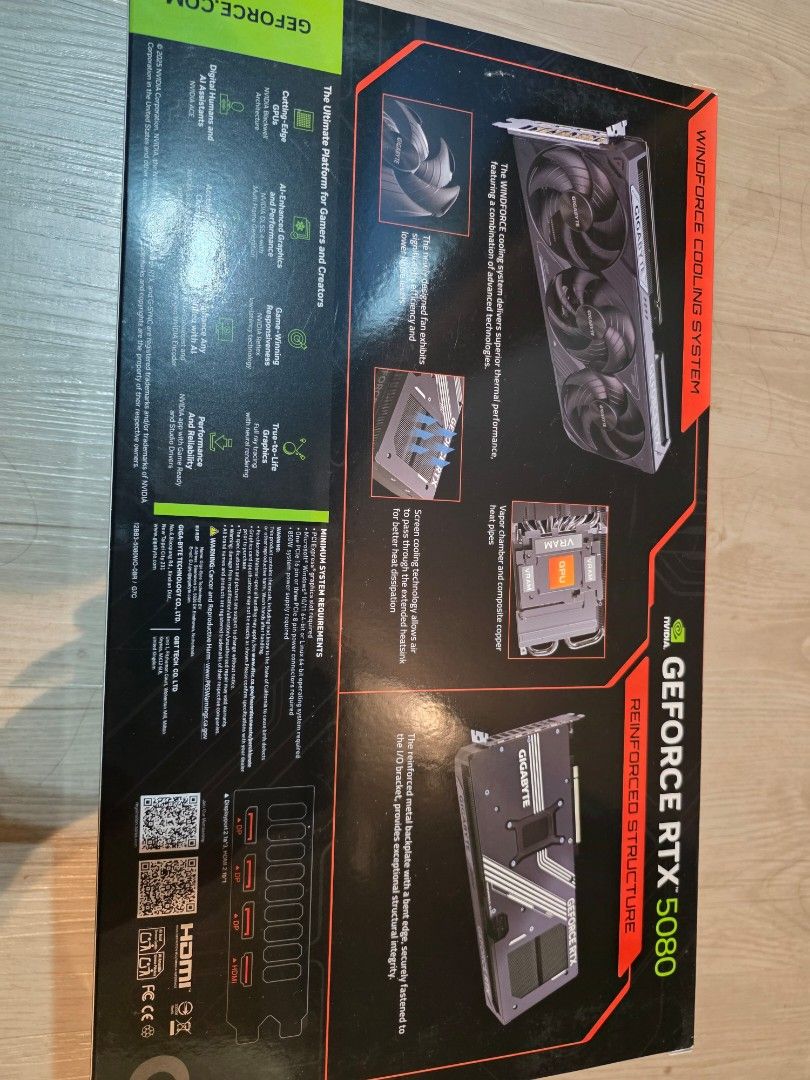 Gigabyte RTX 5080 GPU RTX5080465195922484766721