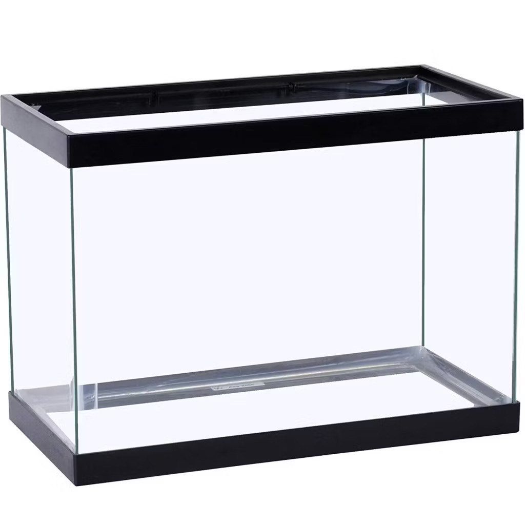 Glass Aquarium Tank with Black Frame (Category: Homes & Other Pet Accessories) located in Abucay. Submitted by gelatineee (Listing ID 1440019729, Image 1). Description: Clear glass aquarium with black frame. Rectangular shape, ideal for fish and small aquatic pets. Dimensions: Width: 19cm / 7.5’in Length: 41cm / 16’in Height: 23cm / 9’in NOTE: no other inclusions. selling aquarium only..