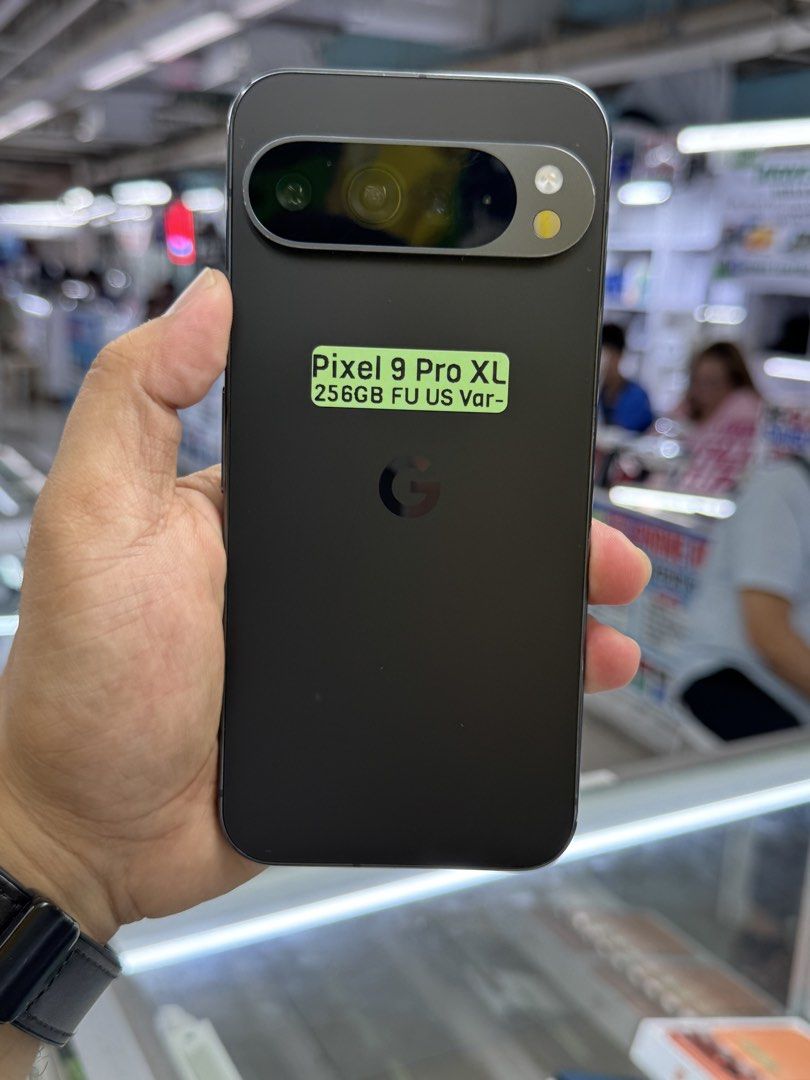 Google Pixel 9 Pro XL 256GB Openline US Variant 97%smooth no issues all working (Category: Google Pixel) located in San Juan City. Submitted by saabangadgetshop (Listing ID 1439996610, Image 1). Description: Onhand | Pre-owned Google Pixel 9 Pro XL 5G 256GB OPENLINE US Variant NO HIDDEN ISSUES NO HISTORY OF REPAIR 97%Smooth ( with small dents ) TEST TO SAWA RESET ALL YOU WANT TEST ALL YOU WANT NOT REFURBISHED AUTHENTIC PHONE ALL WORKING (FREE 3UT
