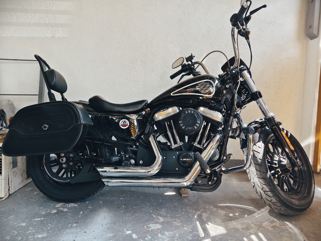 HARLEY DAVIDSON Forty Eight 48 1200cc (Category: Motorbikes for Sale) located in Taguig. Submitted by forbesadvance0710 (Listing ID 1440000755, Image 3). Description: FOR SALE 🔥 🎱 🧿 HARLEY DAVIDSON Forty Eight 48 1200cc 2020 model 10k mileage Harley Davidson Crash Guard Custom Stretched Tank Vance and Hines Exhaust Arlen Ness Air Filter Viking Side bag Ape Handle Bar Bosch Loud Horn Pirelli Night Dragon Tires Fox Street Rear Shock Angel Halo L