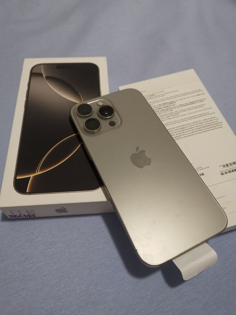 Iphone 16 promax 256gb NTC complete open for swap (Category: iPhone 16 Series) located in Quezon City. Submitted by r.g.s (Listing ID 1440019871, Image 1). Description: SALE OR SWAP iPhone 16 Promax 256gb NTC Complete package Natural titanium No issues 90% battery health With original tempered glass worth 1.2k Case worth 2.5k Swapping price is higher than my selling price Meet up only.
