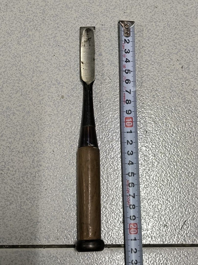 Japan Wood chisel (Category: Home Improvement Tools & Accessories) located in Angeles City. Submitted by yellowbrickstore (Listing ID 1440150666, Image 2). Description: - Authentic Japan Wood Chisel - Blade width approximately 15mm - Durable construction for woodworking - Shows minor signs of use on handle, but blade is sharp and functional shipping via jnt express Saturday sked only pick up AC lnw Pampanga gcash Gotyme payment only .