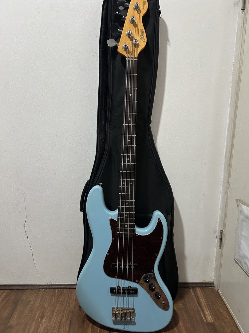 Jcraft JB-3V Jazz Bass (Category: Musical Instruments) located in Quezon City. Submitted by pia_adela.secreto (Listing ID 1440188833, Image 3). Description: Jcraft JB-3V Jazz Bass asking price is ₱9k but I am open for different price offers. w bag and strap no hidden issue- scratch and small dent but can’t be seen with a naked eye and does not affect the performance location is quezon city novaliches/ncr .