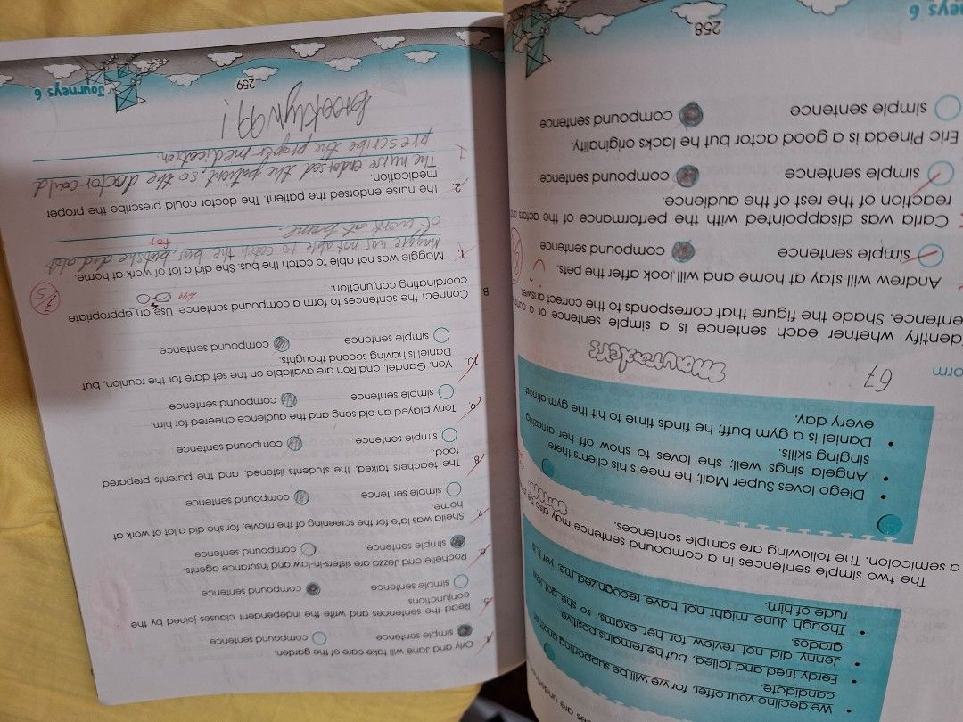 Journeys K-12 Grade 6 Educational Book (Category: Textbooks) located in Quezon City. Submitted by Chingkit7 (Listing ID 1440069574, Image 2). Description: - with writings on few pages (pls see 2nd to 5th pics) - the pentel writing in the cover page is just on the plastic cover - Journeys K-12 Grade 6 educational book.
