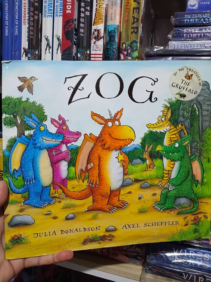JULIA DONALDSON AND AXEL SCHEFFLER - ZOG FLATBOOK (Category: Children's Books) located in Cagayan de Oro. Submitted by crome2024 (Listing ID 1440166609, Image 1). Description: .
