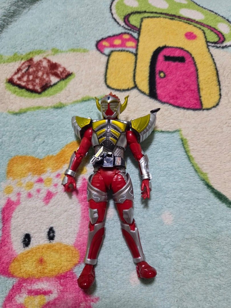 Kamen rider shf figuarts bundle (Category: Toy Figures) located in Singapore. Submitted by majima88 (Listing ID 1440113459, Image 3). Description: Displayed. In good condition. Kamen rider Baron missing his banana lock. Take all for $100. Baron - 70 Buster - 50 Demons - 50.