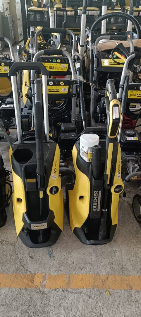 Karcher Pressure Washer for Sale (Category: Cleaning Tools & Supplies) located in Paranaque City. Submitted by materesadimasaca (Listing ID 1440042130, Image 1). Description: - High-performance Karcher pressure washer - Ideal for tough cleaning jobs (cars, patios, outdoor spaces) - Durable design - Integrated handle and wheels for easy maneuverability.