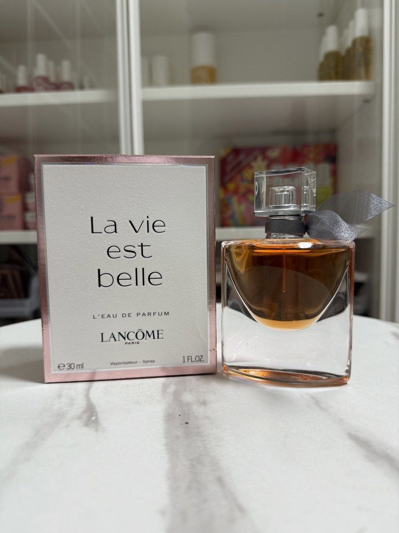 LANCOME La Vie Est Belle (Category: Fragrance & Deodorants) located in Quezon City. Submitted by happyfactoryph (Listing ID 1439995297, Image 1). Description: HF Seller Picks ✨ Discounted prices until end of May. LANCOME La Vie Est Belle 30ml - P3990 (from P4490) Shop Details ⭐ MOP: COD, BPI, BDO, Metrobank, Gcash ⭐ Meet-up: Marikina Heights (everyday), BGC (weekdays only) ⭐ Shipping: Grab, Lalamove, J&T, LBC⁣ ⁣ ⭐ ORDER Form Name: Order(s): Conta