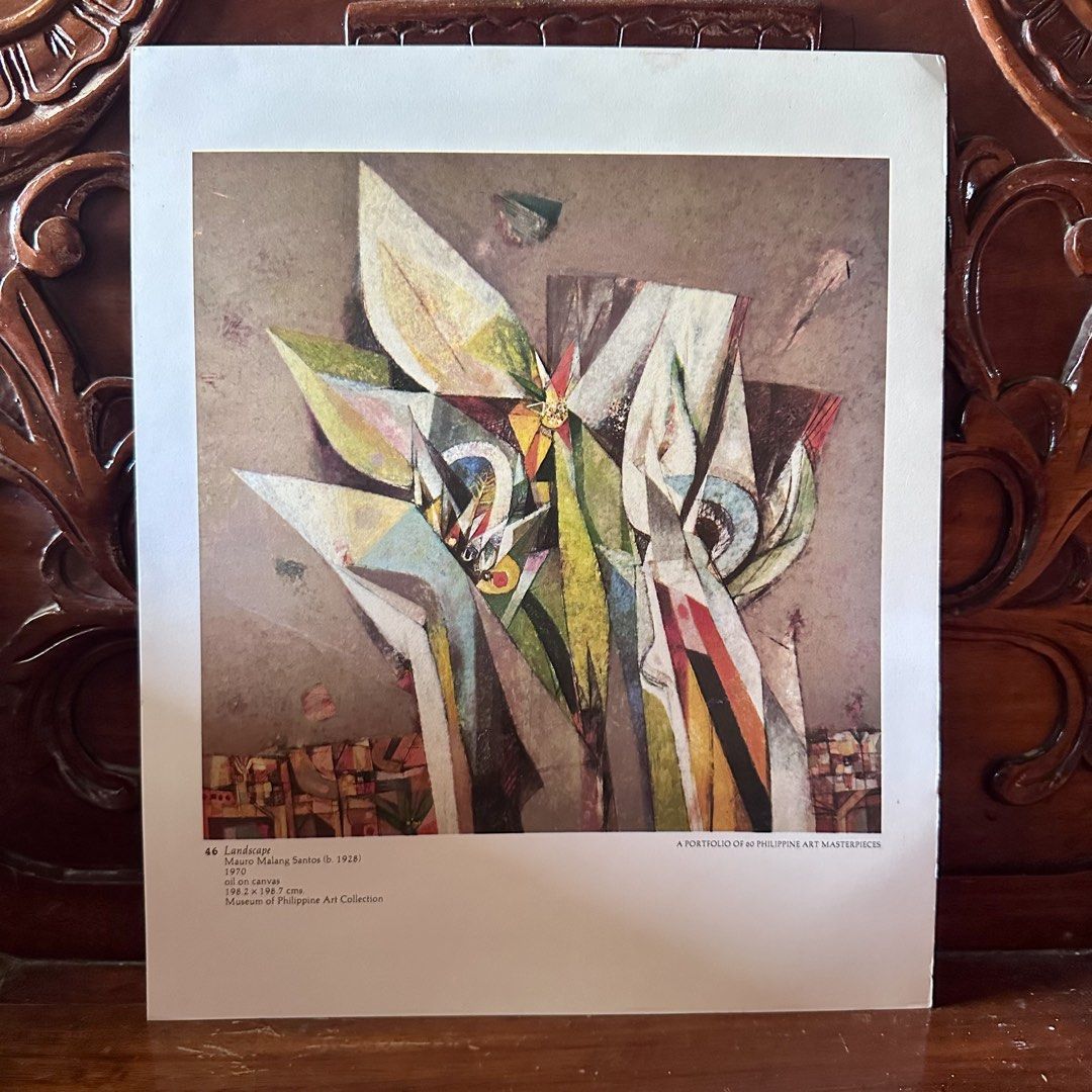 Landscape - Mauro Malang Santos [lithograph] (Category: Art & Prints) located in General Tinio. Submitted by tindangaklat (Listing ID 1440057791, Image 1). Description: From A Portfolio of 60 Philippine Art Masterpieces.