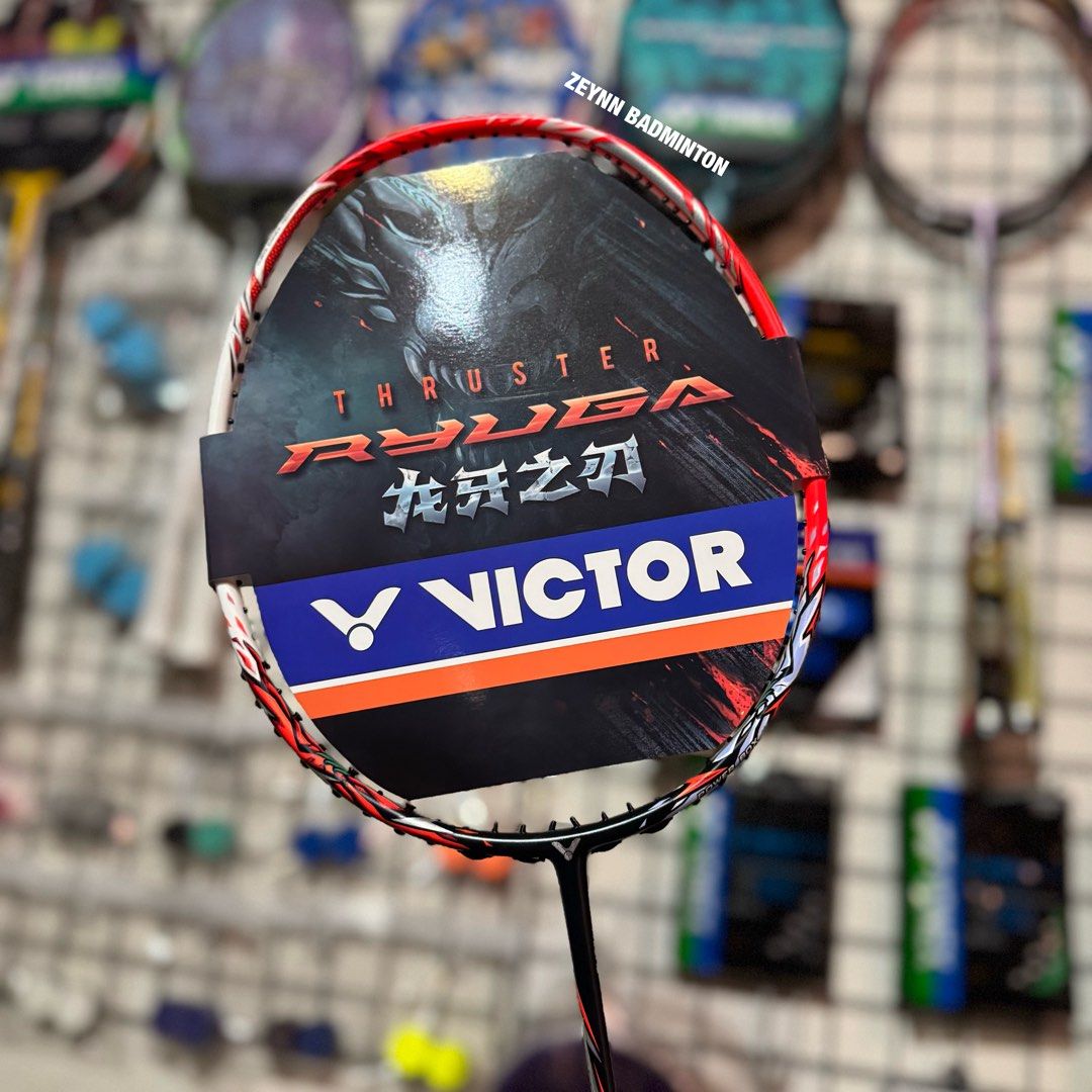 Victor Thruster Ryuga - Flame Red ( 1st Gen ) - Authentic / Original 100% (Category: Racket and Ball Sports) located in Las Pinas. Submitted by lvespinaa (Listing ID 1440078385, Image 2). Description: LIMITED OG RYUGA 1ST GEN AVAILABLE 🐉🔥 Victor Thruster Ryuga - Flame Red ( 1st Gen ) - Authentic / Original 100% ‼️ ON-HAND & READY TO SHIP ‼️ Freebies: 🏸 Original Victor Racket Case 🏸 2 Rubber Handgrip Price: ₱11,500 ‼️ What You See Is What You 