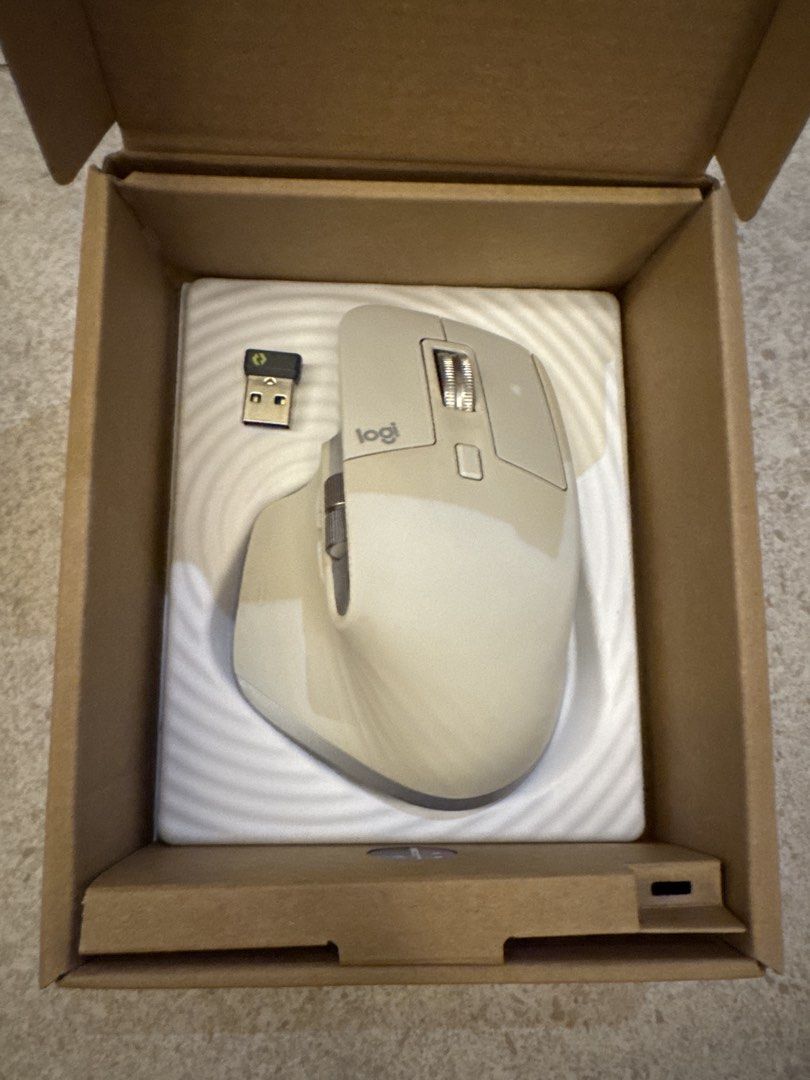 Logitech MX Master 3S Wireless Mouse - Pale Grey464981338872893442