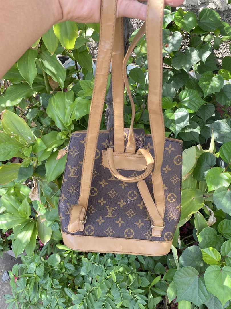 Louis Vuitton Monogram Canvas Backpack Bag (Category: Luxury Bags & Wallets) located in Bacolor. Submitted by paw_thrift (Listing ID 1440003069, Image 2). Description: - Authentic Louis Vuitton Monogram Backpack - Classic Monogram Canvas - Flap Closure - Adjustable Leather Straps - Interior Zippered Compartment - Made in France - Stylish and Practical for Everyday Use.