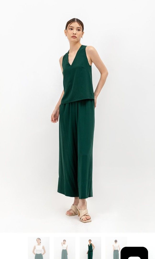 Love and bravery Junius elastic waist tencel pants (Category: Other Bottoms) located in Singapore. Submitted by greeeenteaaaa (Listing ID 1440134161, Image 3). Description: wash once but not worn before size S light cooling material elastic waist.