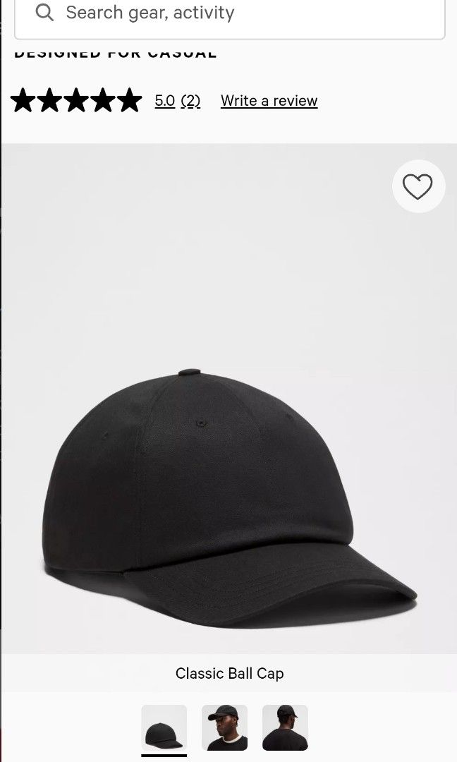 Lululemon Unisex Ball cap size L/XL (Category: Caps & Hats) located in Paranaque City. Submitted by waldynazz (Listing ID 1440115573, Image 1). Description: For sale! Brand new! 101% Authentic 💯 💯 Lululemon Unisex Ball cap size L/XL 1,599 only Orig SRP 2,499 Pickup at my place Parañaque area Pm for fast transaction.