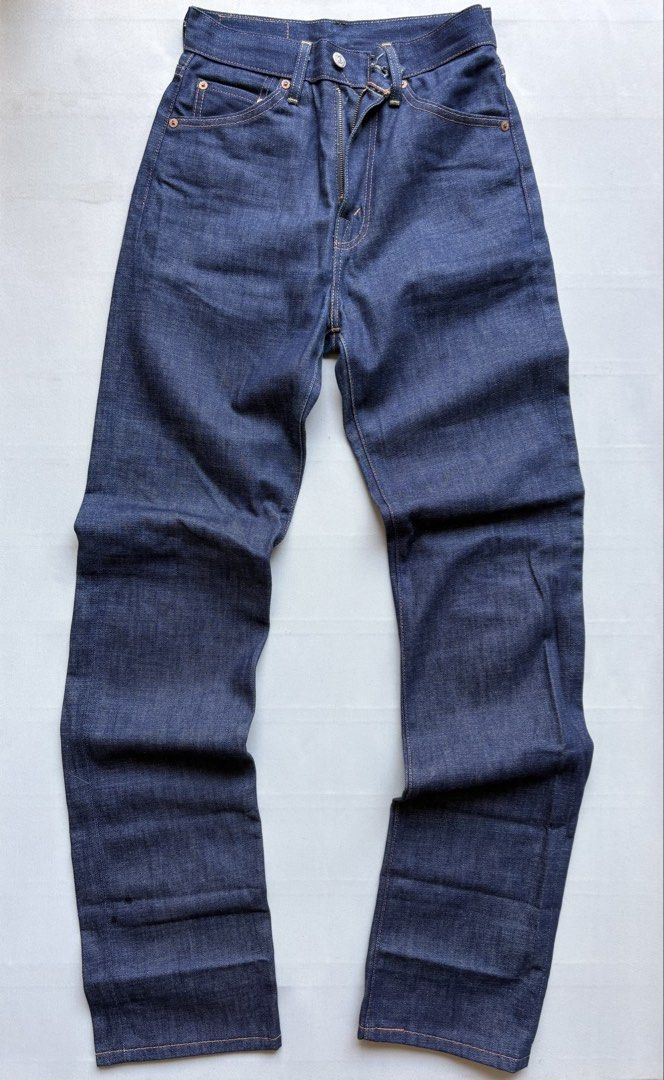 LVC LEVIS 701 Selvedge Denim Pants (Category: Jeans) located in Baguio. Submitted by viibodegaaa (Listing ID 1440183724, Image 3). Description: Item: LVC LEVIS 701 Selvedge Denim Pants Size: 25 Waist: 13’ Rise: 13’ Thigh: 11’ Inseam: 35’ Length: 46.5’ Leg opening: 8’ Price: 2880.