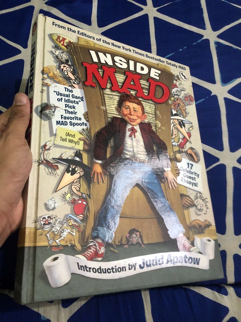 MAD Magazines Inside MAD (Category: Magazines) located in Quezon City. Submitted by markgolveo (Listing ID 1440073673, Image 1). Description: MAD Magazines Inside MAD Complete pages Large print poster intact Page 127 peeled off along with the large poster rest of the pages are intact Signs of wears.