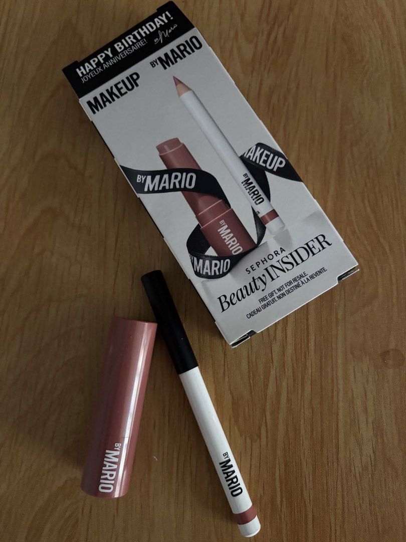 Make up by Mario Lip Kit (Category: Makeup) located in Pasig City. Submitted by francesandreafg (Listing ID 1440033367, Image 1). Description: Brand new Shade - Rosewood glow .