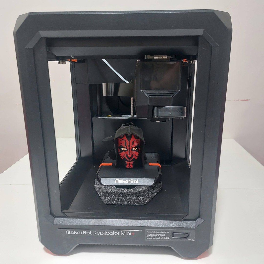 MakerBot Replicator Mini+ 3D Printer (Category: Printers, Scanners & Copiers) located in Manila. Submitted by kitares (Listing ID 1440024085, Image 1). Description: - MakerBot Replicator Mini+ 3D Printer - Compact desktop design - Ideal for detailed models and prototypes - User-friendly interface - Reliable performance - Perfect for hobbyists, educators, and designers.